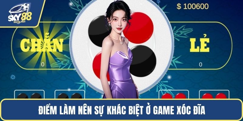 Điểm làm nên sự khác biệt ở game xóc đĩa