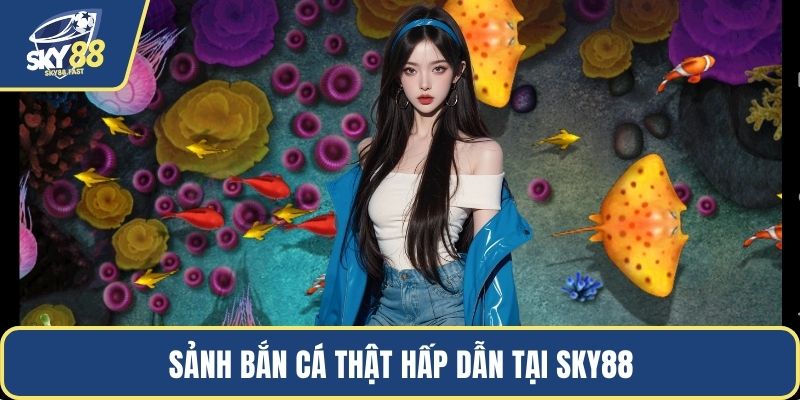 Sảnh bắn cá thật hấp dẫn tại SKY88